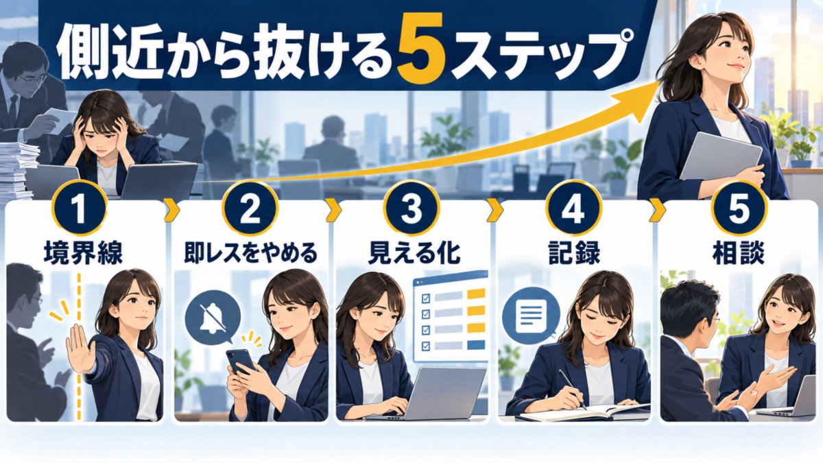 女帝の側近が抱える感情ケア・即対応・代理伝達・業務遅延の負担