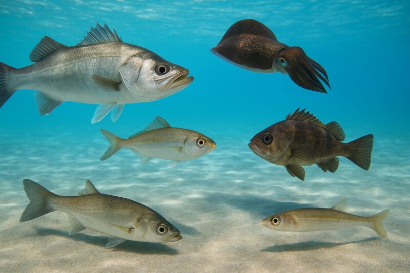 様々な海の魚種