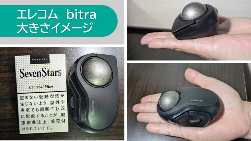 エレコムBITRA　サイズイメージ