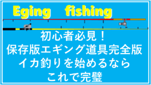 初心者必見!保存版エギング道具完全版|イカ釣りを始めるならこれで完璧