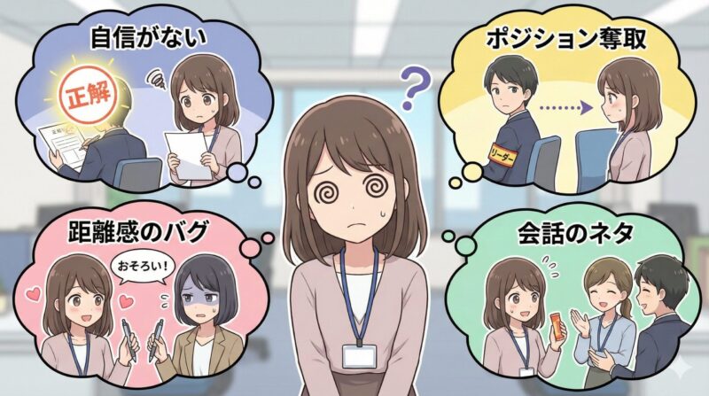 なぜ真似っ子ちゃんは真似をするのか？（心理と職場構造）