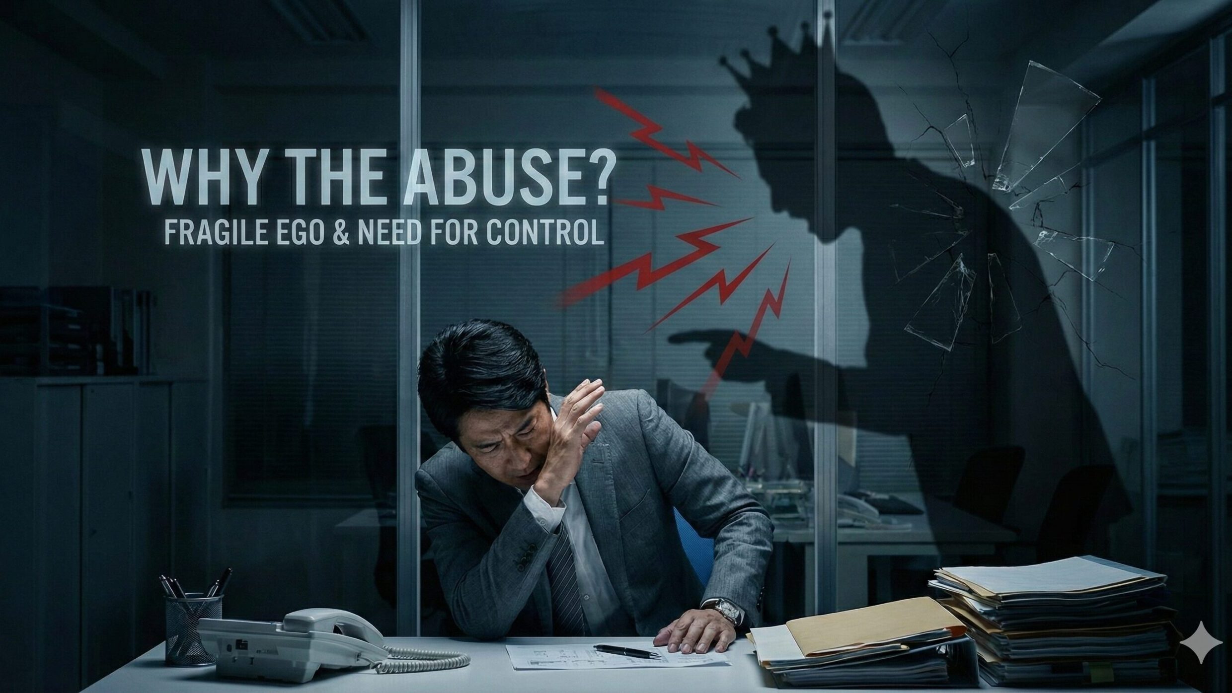 パワハラ上司の正体?自己愛性パーソナリティ障害の特徴と対処法