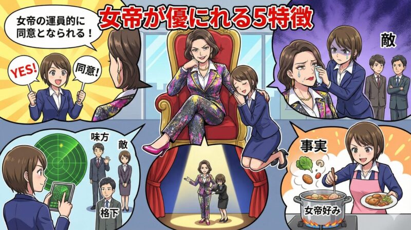 職場の女帝に可愛がられる部下の特徴5選!優遇される理由と末路