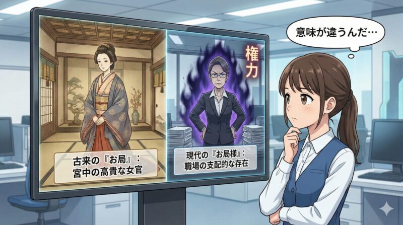 お局とは？意味をわかりやすく解説