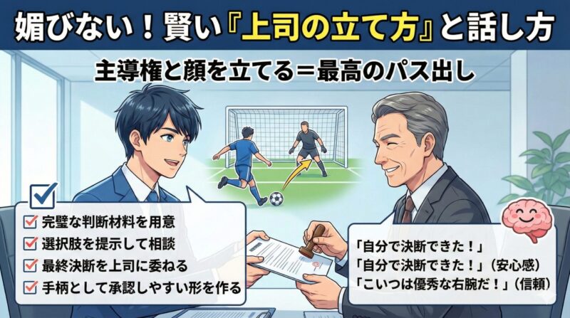 上司に可愛がられる部下の賢い立て方と話し方