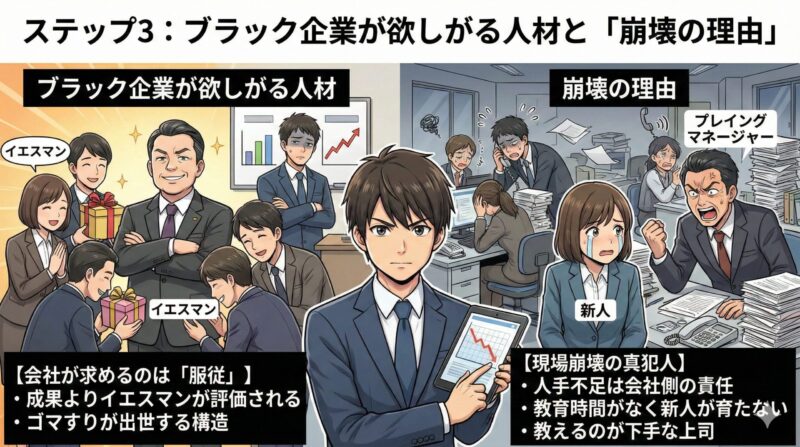 【ブラック企業】攻略法総まとめ｜見抜く・守る・辞める完全ガイド：ブラック企業が欲しがる人材