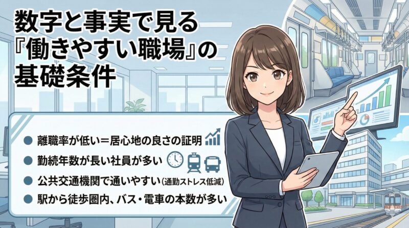 数字と事実で見る「働きやすい職場」の基礎条件