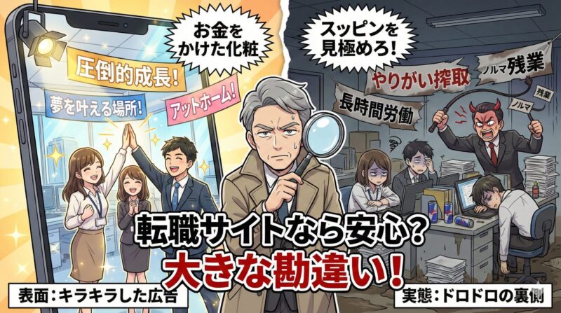 転職サイトなら安心という大きな勘違い