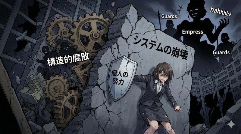 職場の女帝と近衛兵が招く末路!組織崩壊の5段階と脱出法