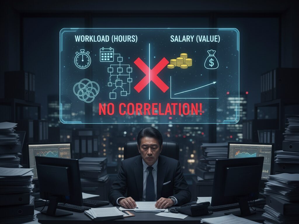 給料と仕事量が比例しない理由!年収アップは「時間」より「価値」!