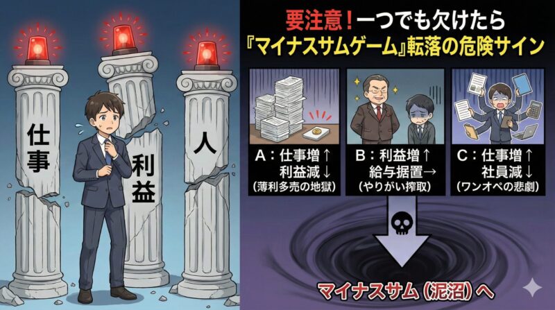 要注意！一つでも欠けたら「マイナスサムゲーム」に転落する危険なサイン