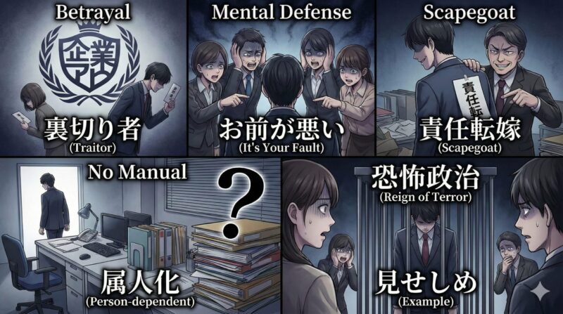 ブラック企業が辞める人を悪者に仕立て上げる5つの理由と心理