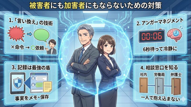 被害者にも加害者にもならないための対策