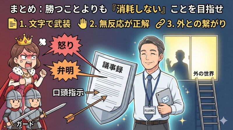 まとめ：勝つことよりも「消耗しない」ことを目指せ