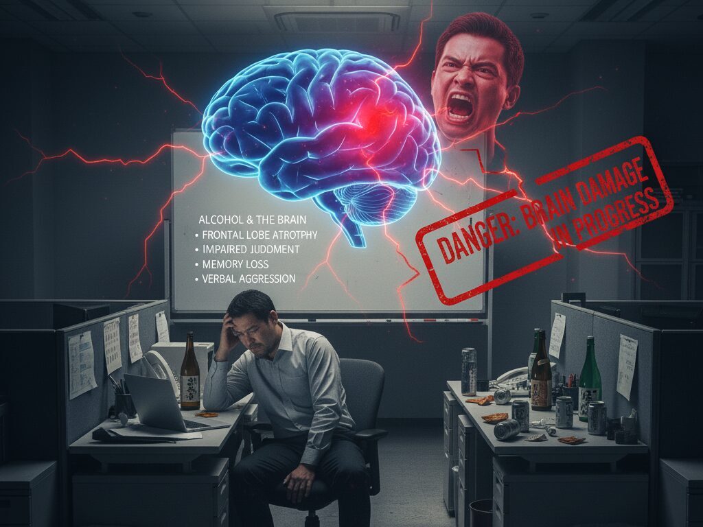 【パワハラ上司の心理】酒で脳が萎縮?怒鳴る特徴と対処法を解説!