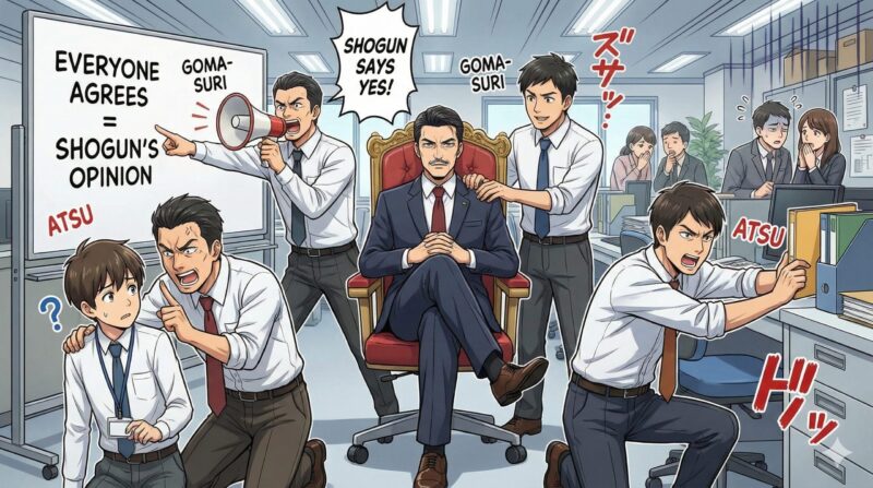 男性版お局の特徴！職場の将軍と側近が支配する構造と3つの対処法：「側近」とは？将軍が支配する構造の要