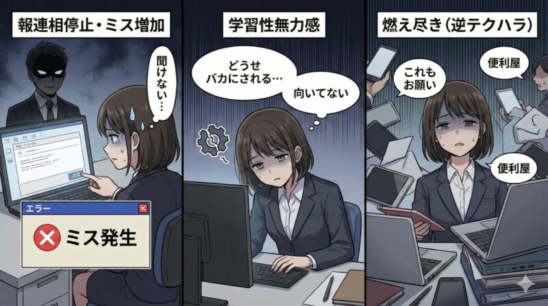 テクハラが起きると何が問題？