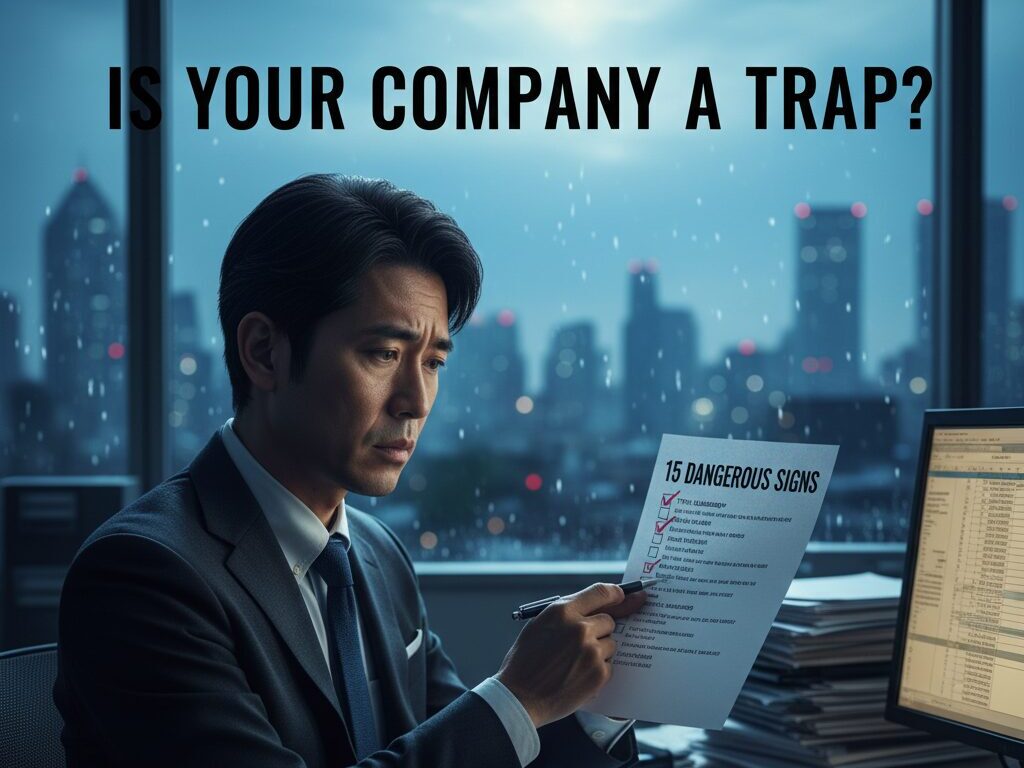 ヤバい会社の特徴15選!辞めるべき中小企業か転職前に確認