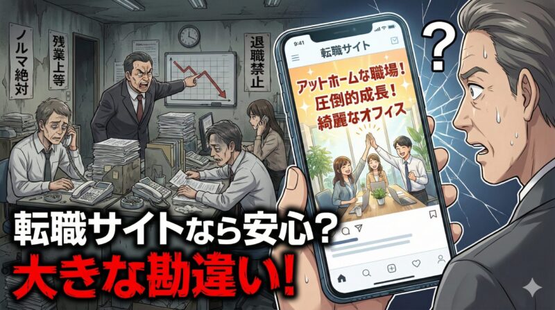 転職サイトなら安心という大きな勘違い