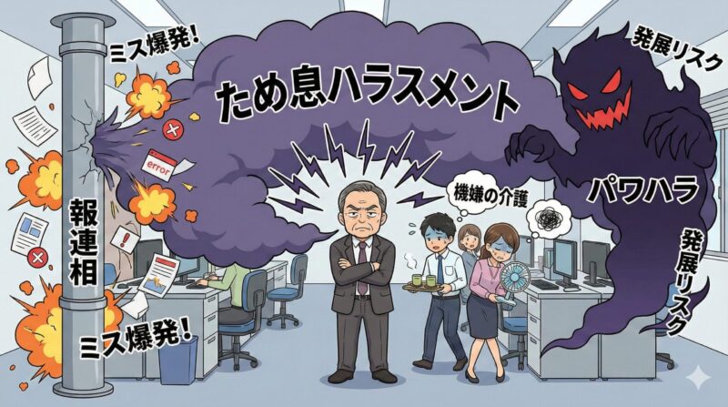 ため息ハラスメントがもたらす深刻な被害