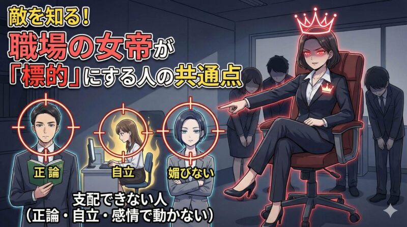 敵を知る！職場の女帝が「標的」にする人の共通点