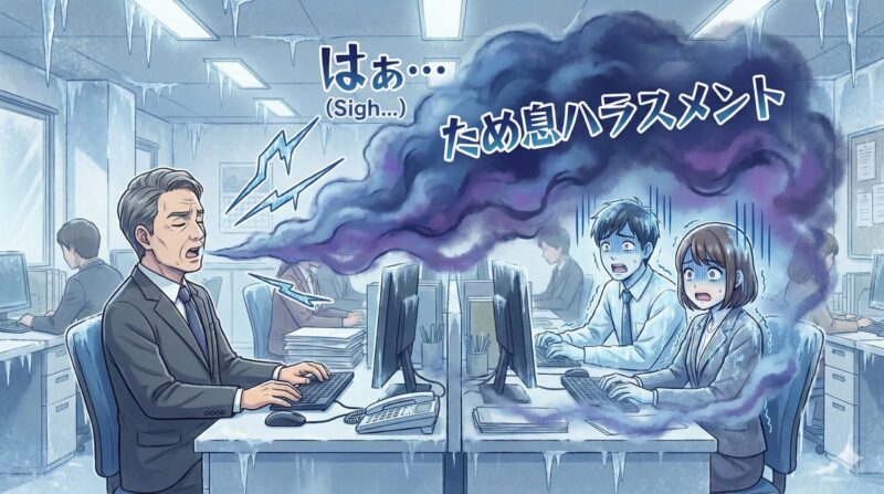 ため息ハラスメントとは？職場を凍らせる「空気の暴力」