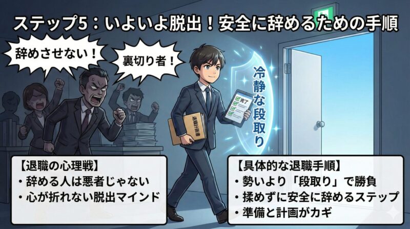 【ブラック企業】攻略法総まとめ｜見抜く・守る・辞める完全ガイド：安全に辞めるための手順