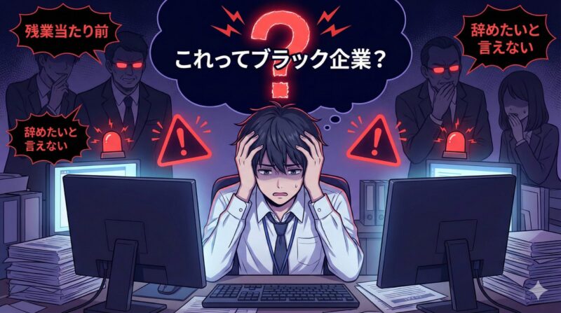 「これってブラック企業？」と感じた時点で要注意な理由