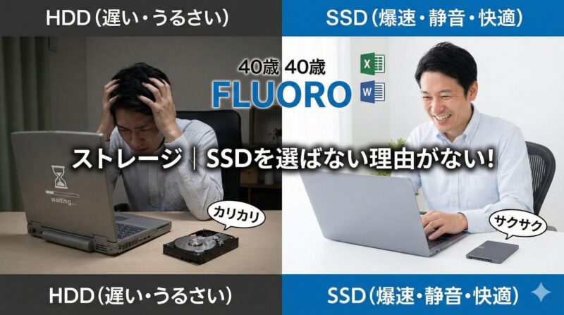 【初心者必見】失敗しないPCの選び方!おじさんが後悔しない推奨スペック