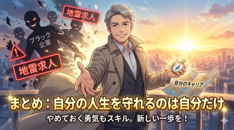 まとめ:自分の人生を守れるのは自分だけ