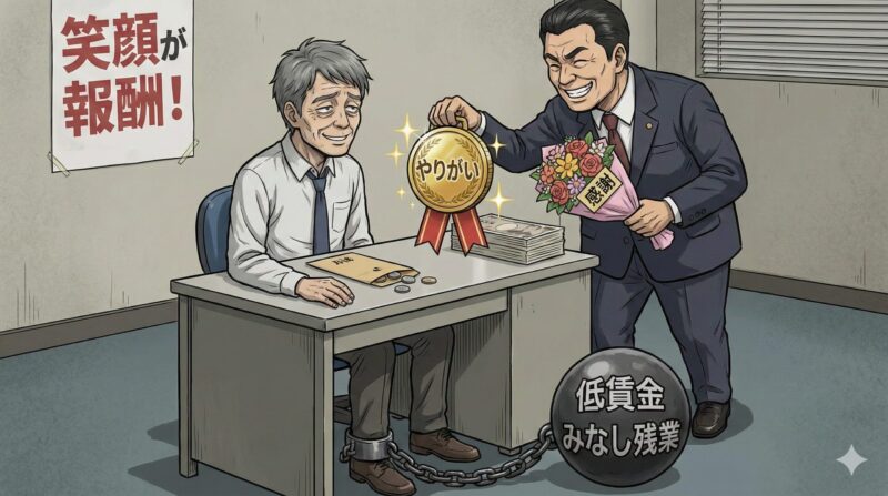 ブラック企業の特徴25選!診断でわかる辞め時と対処法:【お金・評価系】やりがい搾取の温床