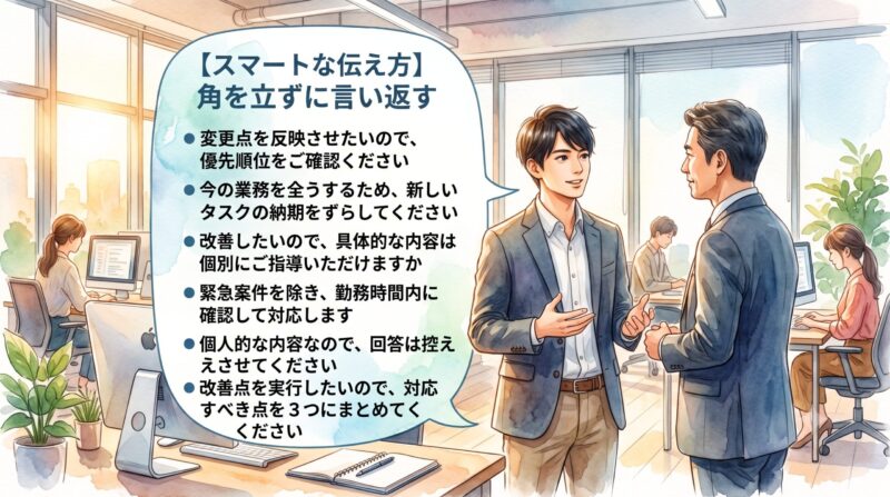 角を立てずにうざい上司へ言い返すスマートな伝え方パターン