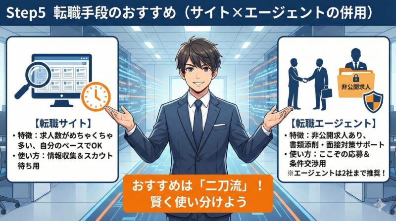 転職活動のやり方おすすめ手順｜30・40・50代が失敗しない王道：Step5