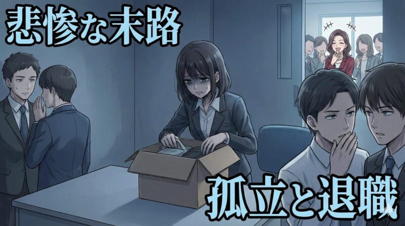 職場の女帝と逆セクハラ社員!心理と悲惨な末路【近衛兵】構造に適応した彼女たちの「悲惨な末路」