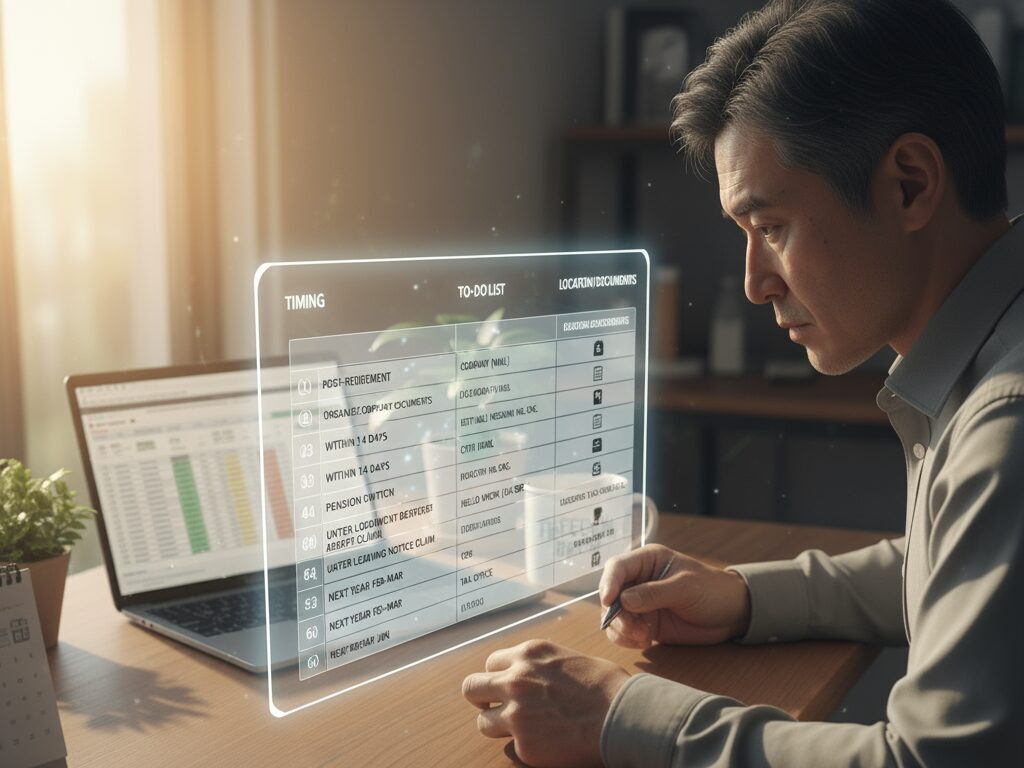 退職後の手続き完全ガイド!転職・失業保険・健康保険で損しない全知識