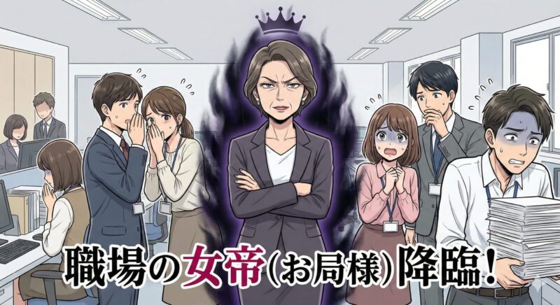 お局（おつぼね）様、またの名を職場の女帝：降臨！