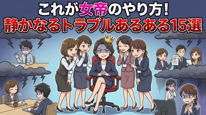 これが女帝のやり方！静かなるトラブルあるある15選