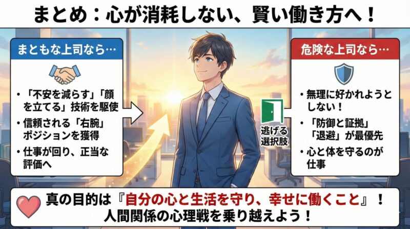 上司に可愛がられる部下になって心が消耗しない働き方を