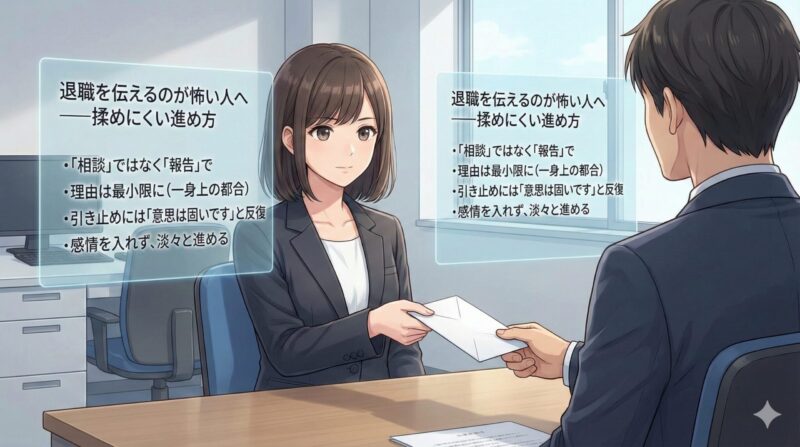 転職して短期間で退職!完全ガイド:退職を伝えるのが怖い