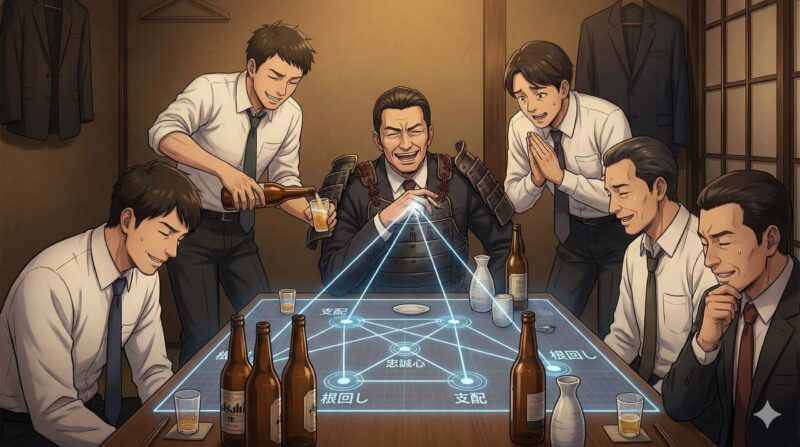 男性版お局「将軍」の飲み会は罠！側近と作る支配構造と賢い回避策：将軍が側近を連れて飲みに行く理由（結論：支配のインフラ作り）