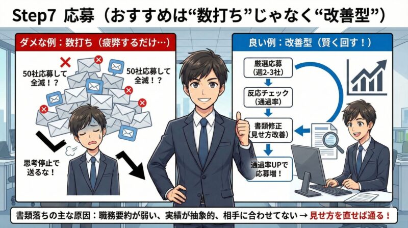 転職活動のやり方おすすめ手順｜30・40・50代が失敗しない王道：Step7