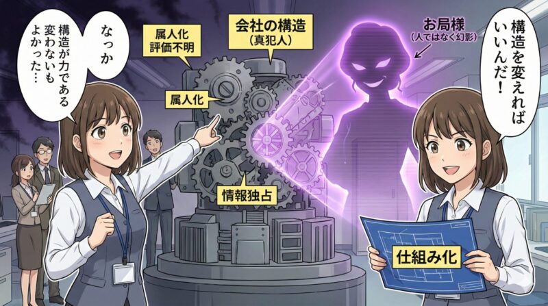 まとめ：お局様は「人」ではなく「構造」の問題だわ