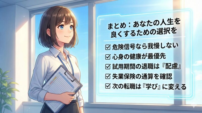 転職して短期間で退職!完全ガイド:まとめ