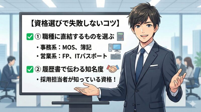 履歴書に書ける役立つ資格｜資格選びで失敗しないコツ