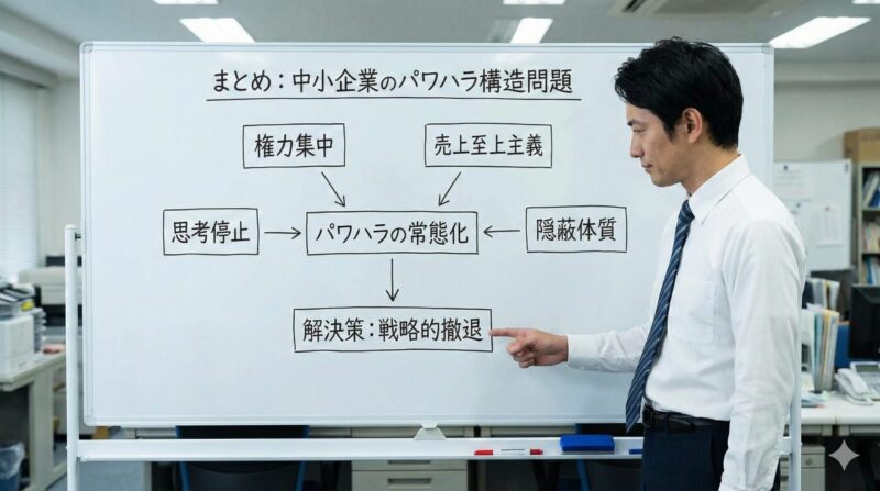 中小企業のパワハラ隠蔽！地獄から抜け出すための特徴と対処法
