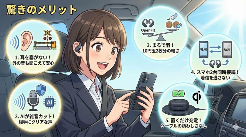 Shokz OpenFit 2 Plus［実際に使ってわかった！驚きのメリットと実体験レビュー］