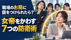 職場のお局に目をつけられた女性が女帝をかわす7つの防衛術