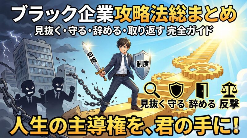 【ブラック企業】攻略法総まとめ｜見抜く・守る・辞める完全ガイド