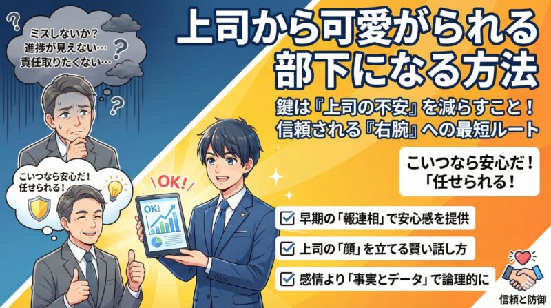 上司から可愛がってくれる部下になる方法|気に入られる人の話し方