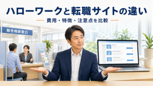 ハローワークと転職サイトの違い|メリット・費用・特徴と注意点比較